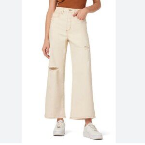 JOE'S High-Rise Wide Leg Hitomi Distressed Denim Jeans Size 29